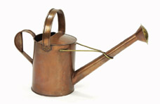 copper plated watering can
