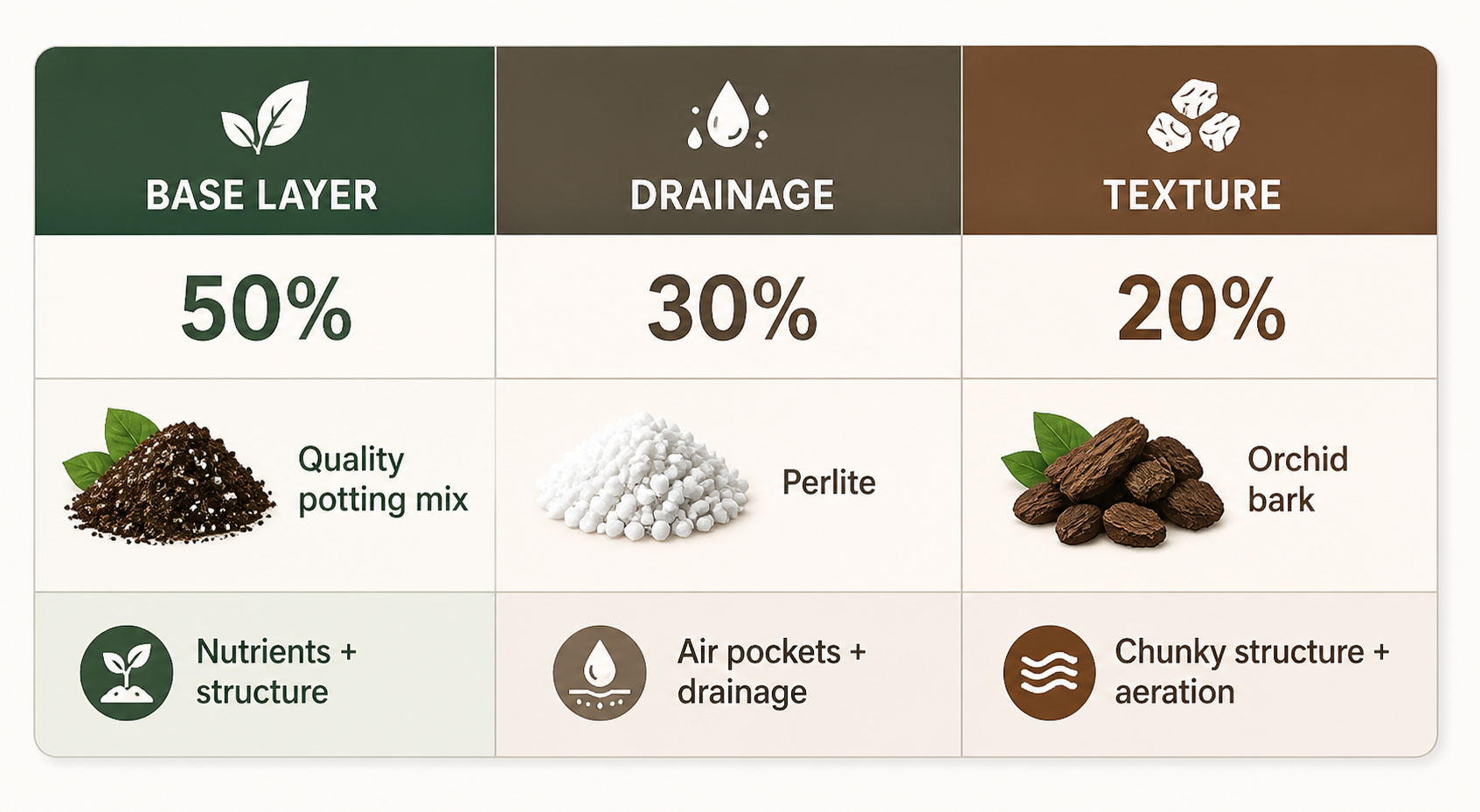 right mix for pothos